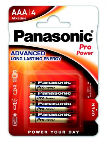 Элемент питания Panasonic LR03 PRO POWER BL*4 (цена за 1 шт.) (батарейка) картинка 